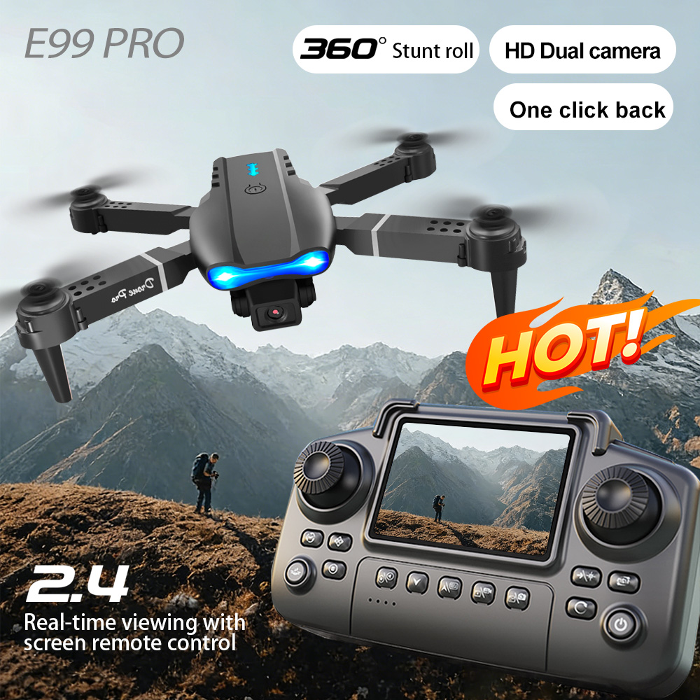 Drone Battery Case - 에어리얼 드론 듀얼 렌즈 스위치 제스처