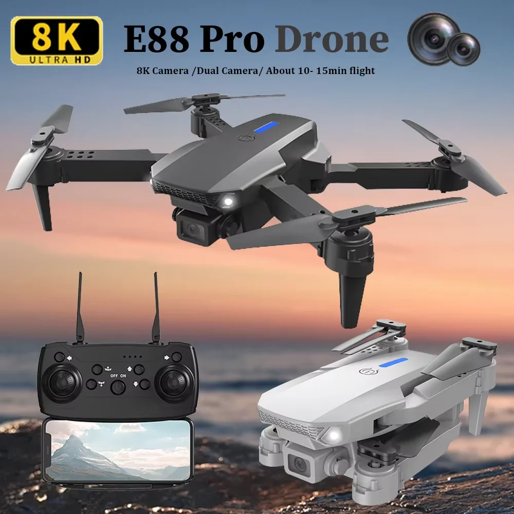 Eachine Drone E58 - 2025 E88 전문가용 HD 4K RC