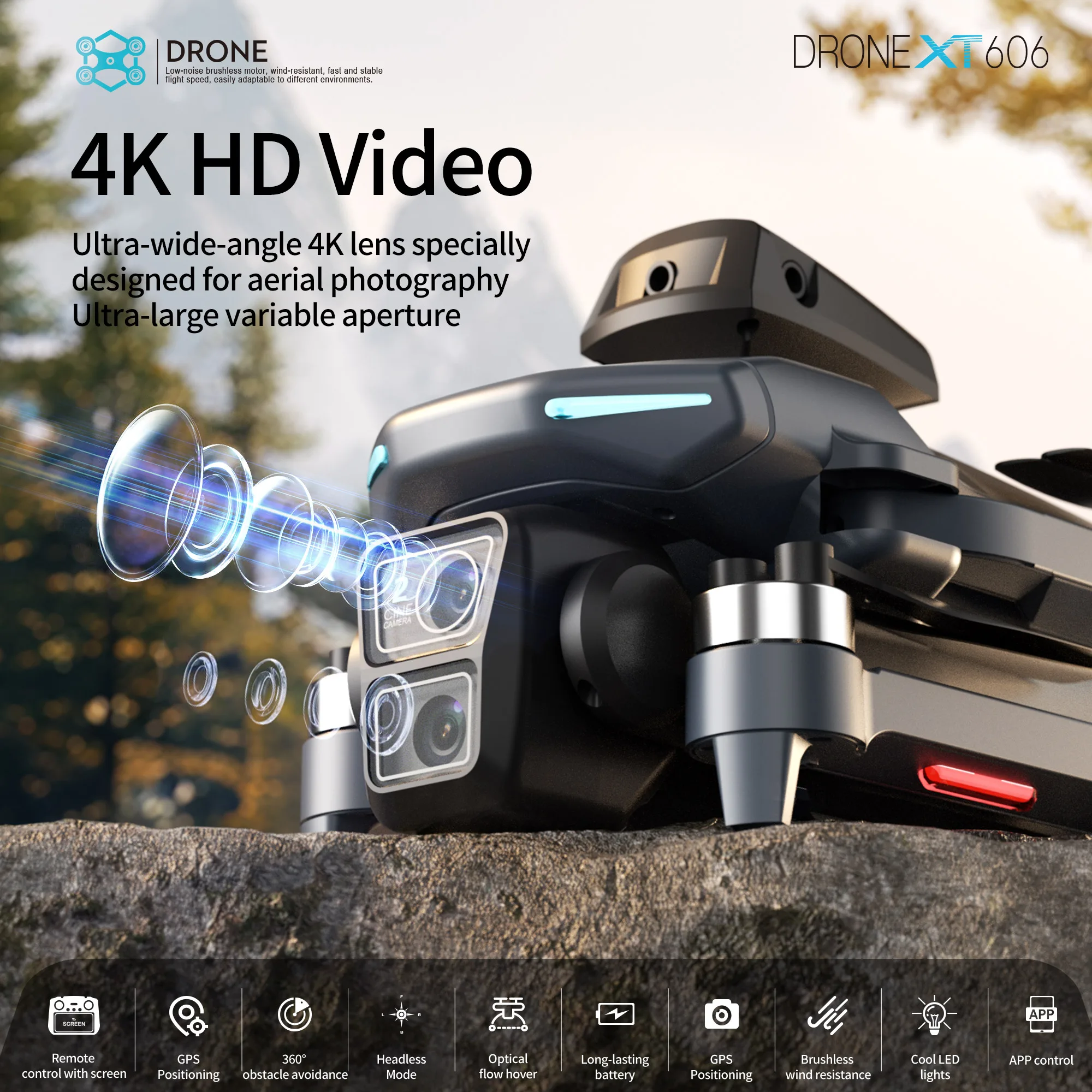 오리지널 XT606 드론 전문가용 8K HD 카메라 5 - Jjrc Drone X12 리뷰 및 가격