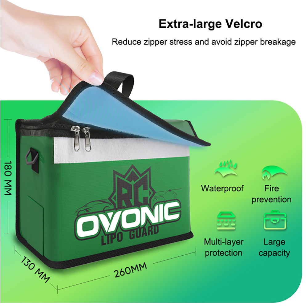 Ovonic LiPo 배터리 안전 가방 안전 충전을 위 - Drone Battery Case 리뷰 및 가격