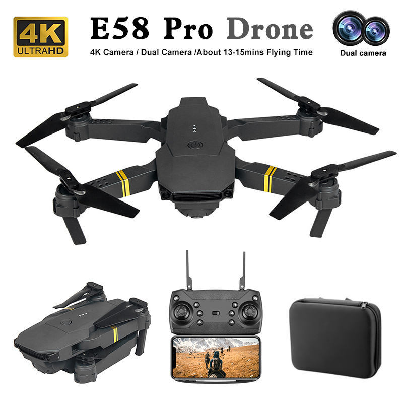새로운 E88/E58 전문 항공 사진 듀얼 카메라 4K - Eachine Drone E58 리뷰 및 가격