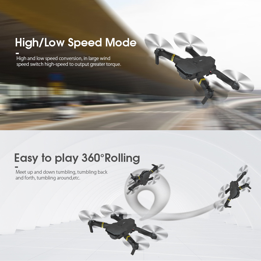 새로운 E88/E58 전문 항공 사진 듀얼 카메라 4K - Eachine Drone E58 리뷰 및 가격