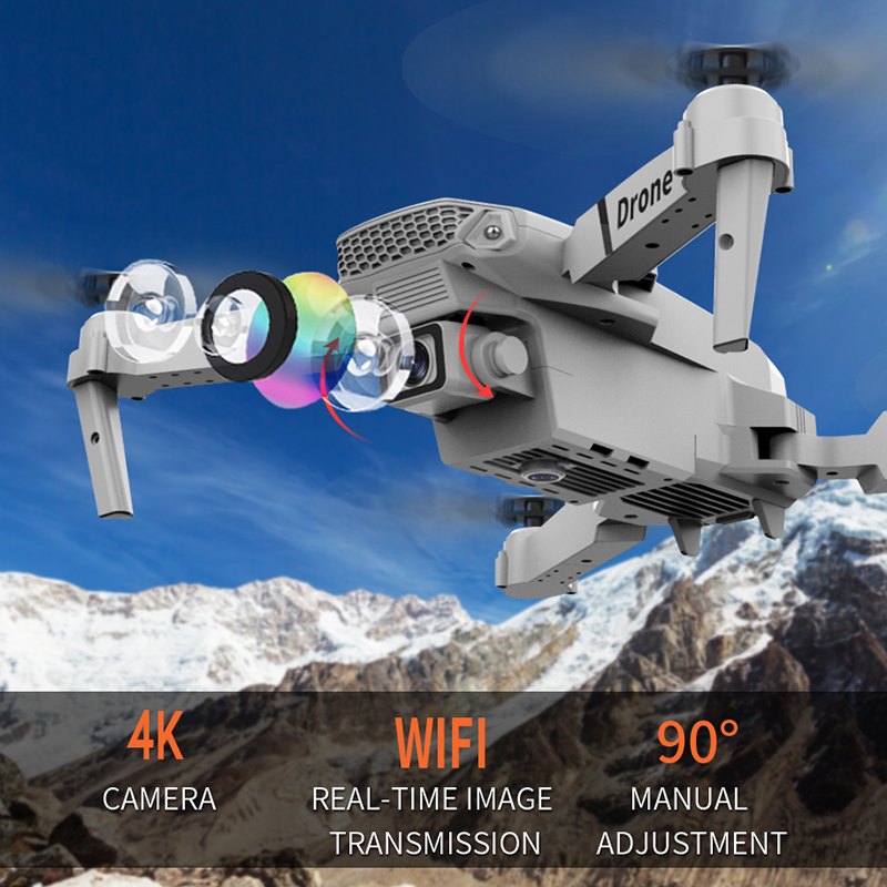 새로운 드론 2.4G RC 쿼드콥터 드론 5G FPV  - Eachine Drone E58 리뷰 및 가격
